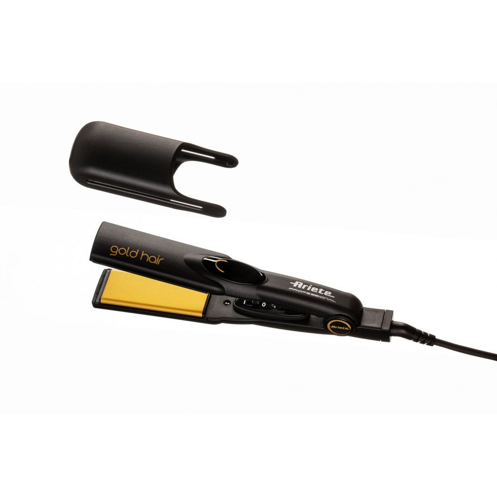 Ariete Gold Hair Professional Hair Straightener Wide Ceramic Plate